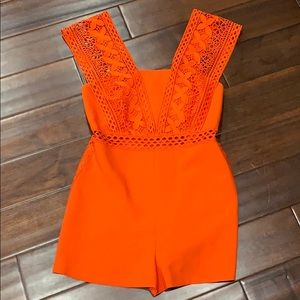 Topshop Pants - Topshop crochet lace romper play suit Topshop Pants - Topshop crochet lace romper play suit